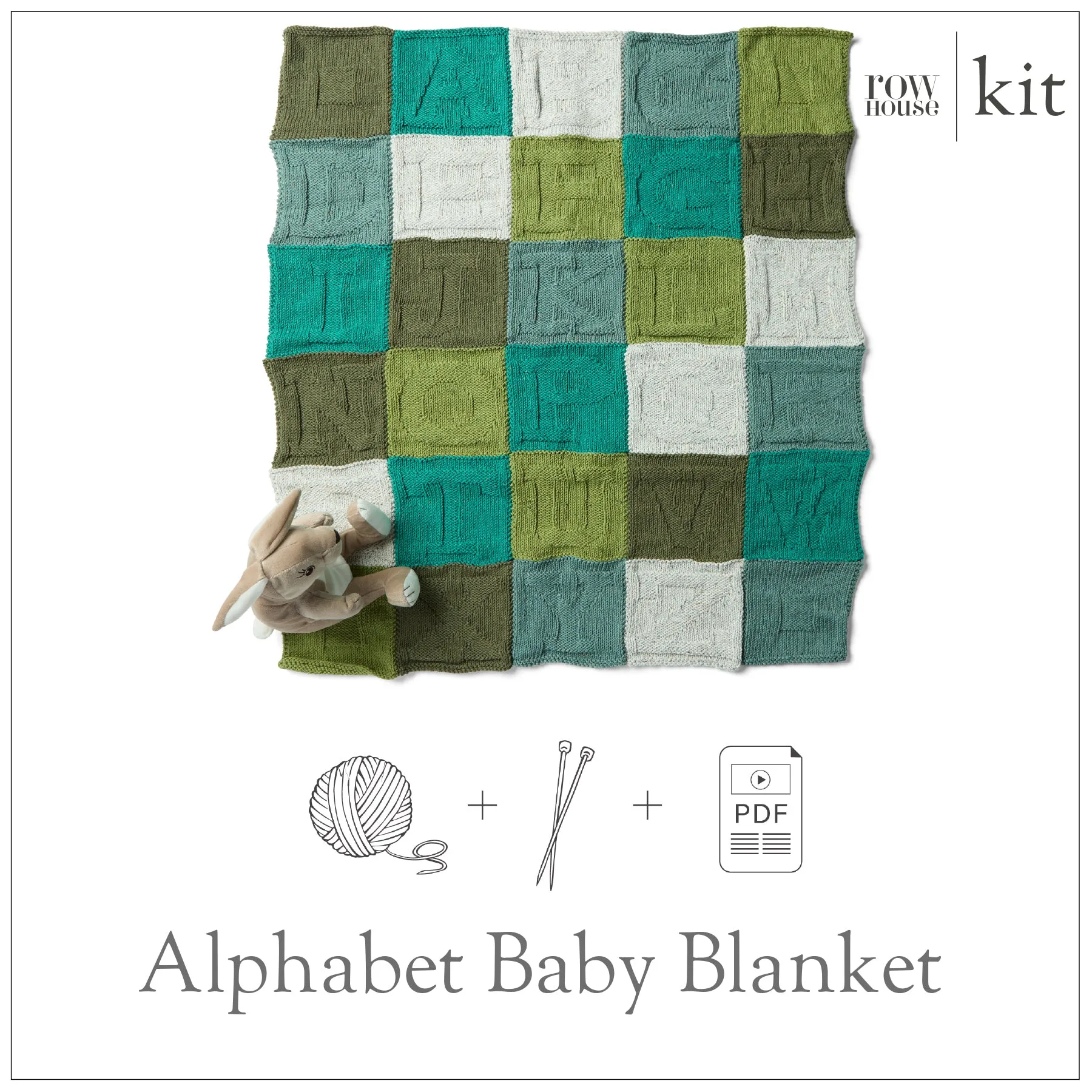 Alphabet Baby Blanket Kit