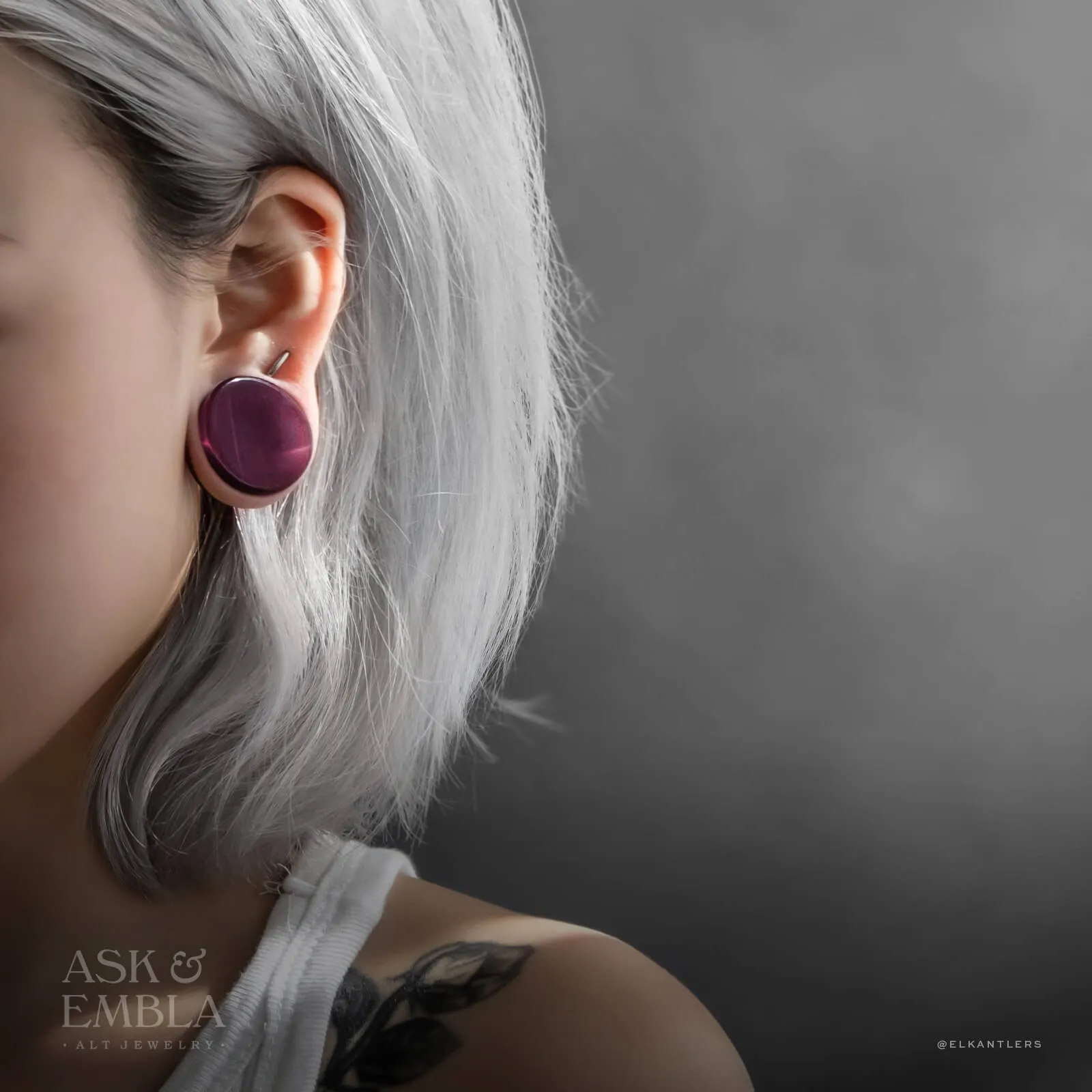 Amaranth Dragon's Eye Plugs