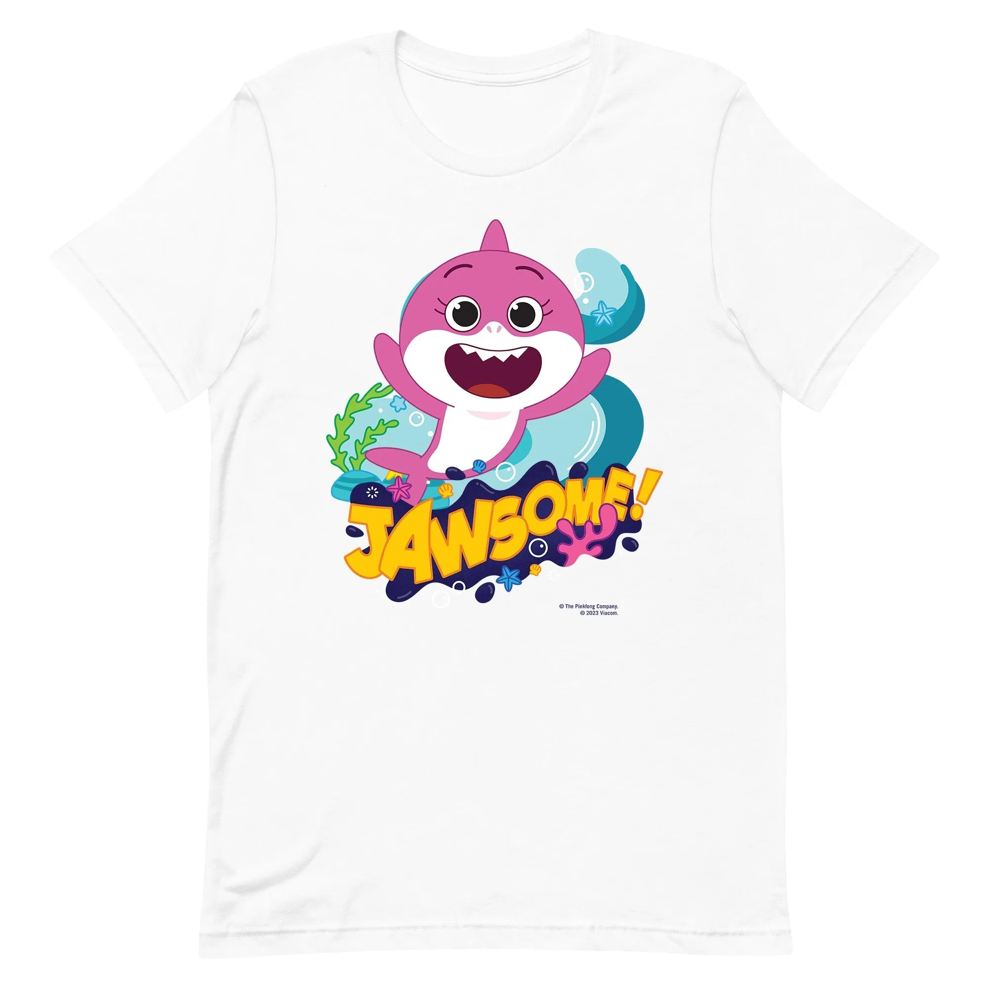 Baby Shark's Big Show Mommy Shark Personalized Adult Short Sleeve T-Shirt