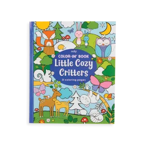 Color-in Book:  Little Cozy Critters