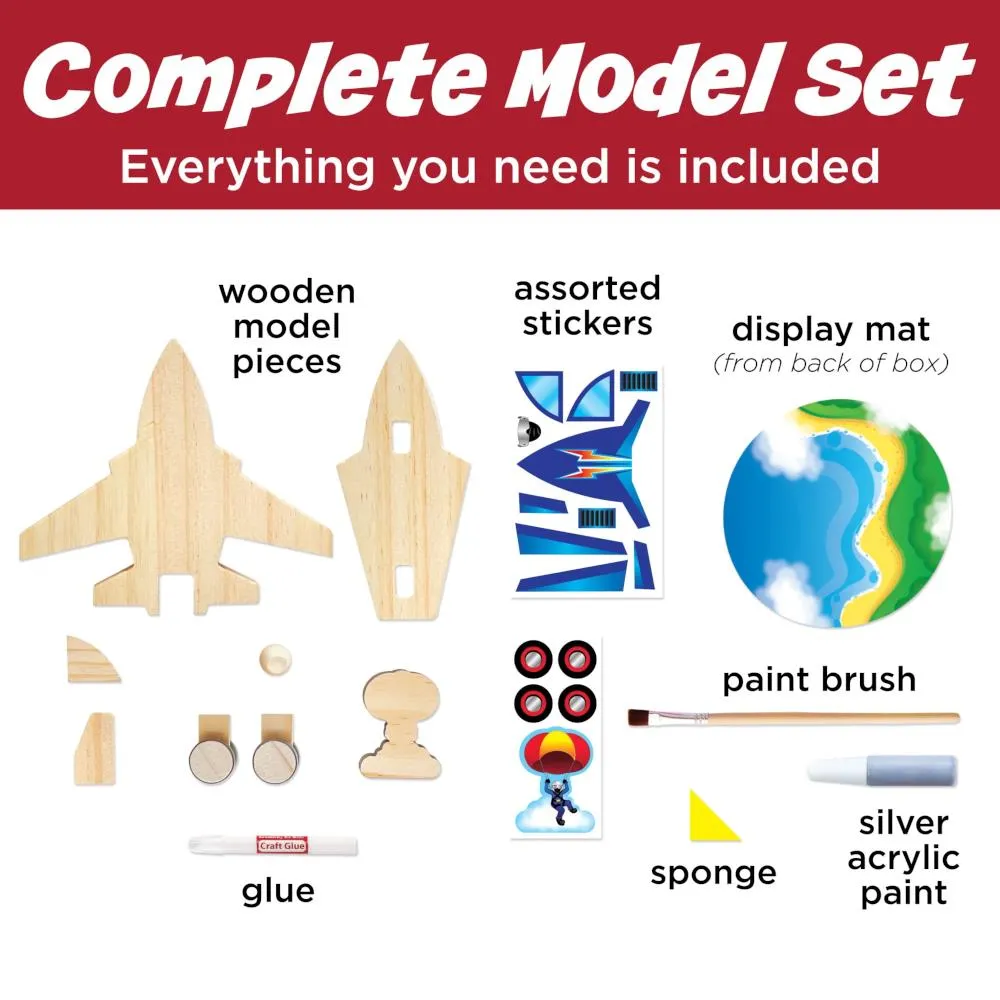Creativity for Kids Buildeez! Model Kit - Ace Jet Plane