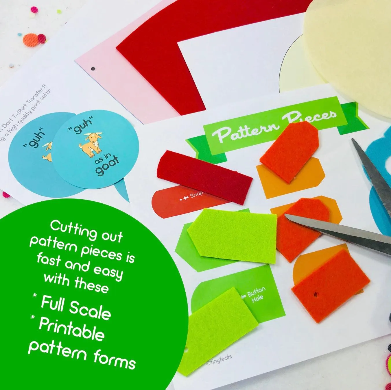 ePattern - Peek a Boo Mirror Quiet Book Page Sewing Pattern