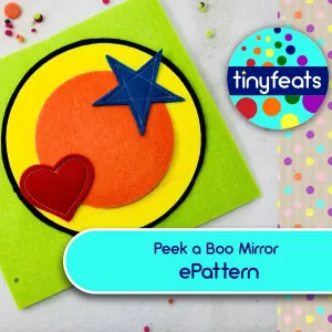 ePattern - Peek a Boo Mirror Quiet Book Page Sewing Pattern