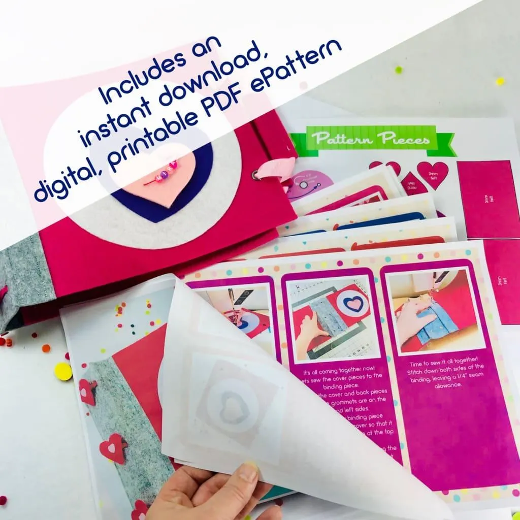 ePattern - Quiet Book for Girls PDF Sewing Pattern