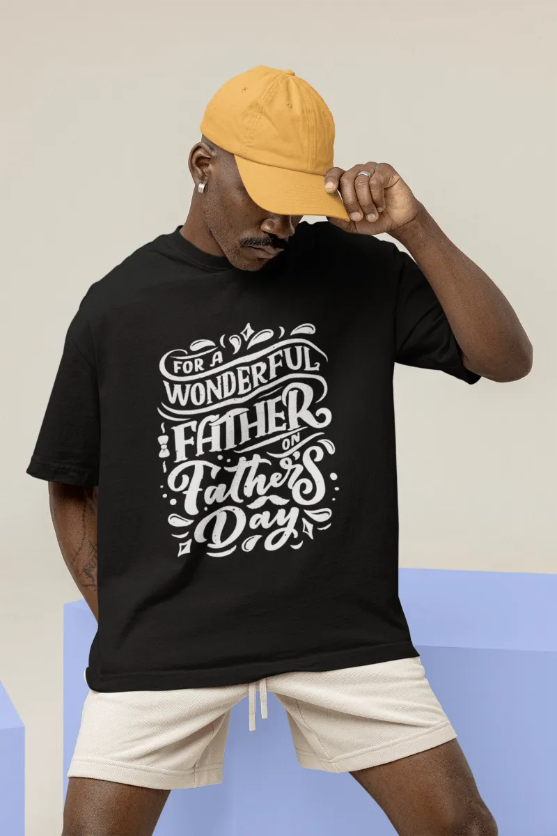 Fathers Day Graphic Tee  For a Wonderful Father Gift Shirt | Christian Dad T-Shirt | Father