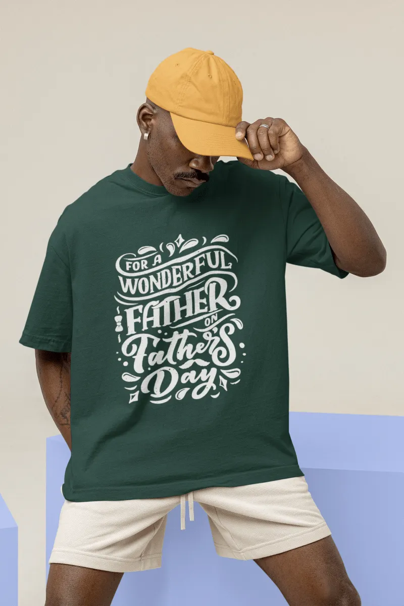 Fathers Day Graphic Tee  For a Wonderful Father Gift Shirt | Christian Dad T-Shirt | Father