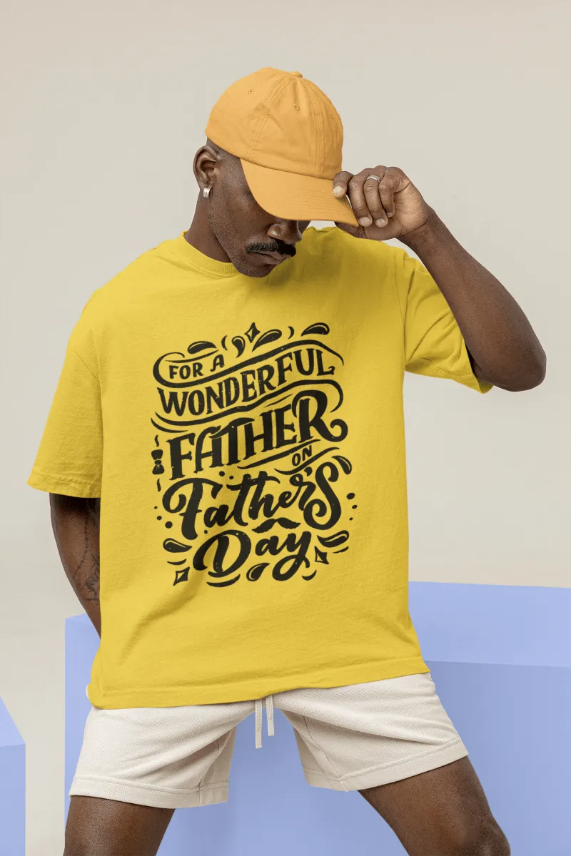 Fathers Day Graphic Tee  For a Wonderful Father Gift Shirt | Christian Dad T-Shirt | Father