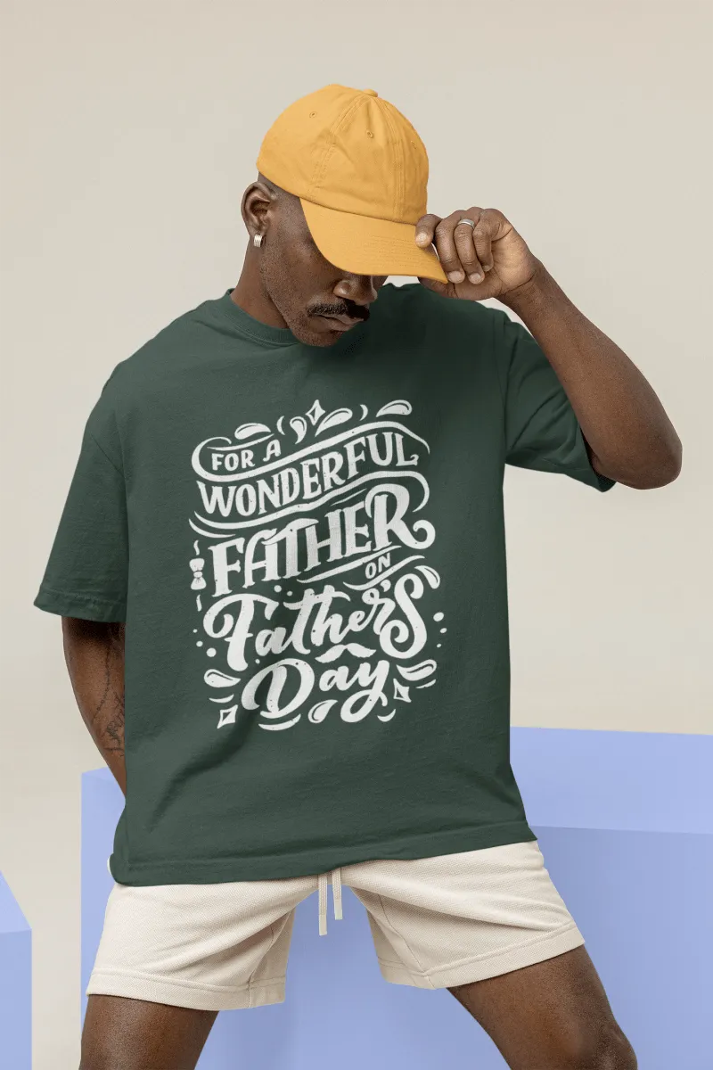 Fathers Day Graphic Tee  For a Wonderful Father Gift Shirt | Christian Dad T-Shirt | Father