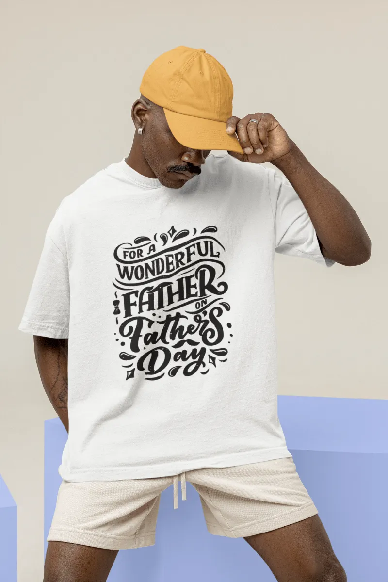 Fathers Day Graphic Tee  For a Wonderful Father Gift Shirt | Christian Dad T-Shirt | Father