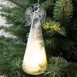 Feather Filled Light up Angel