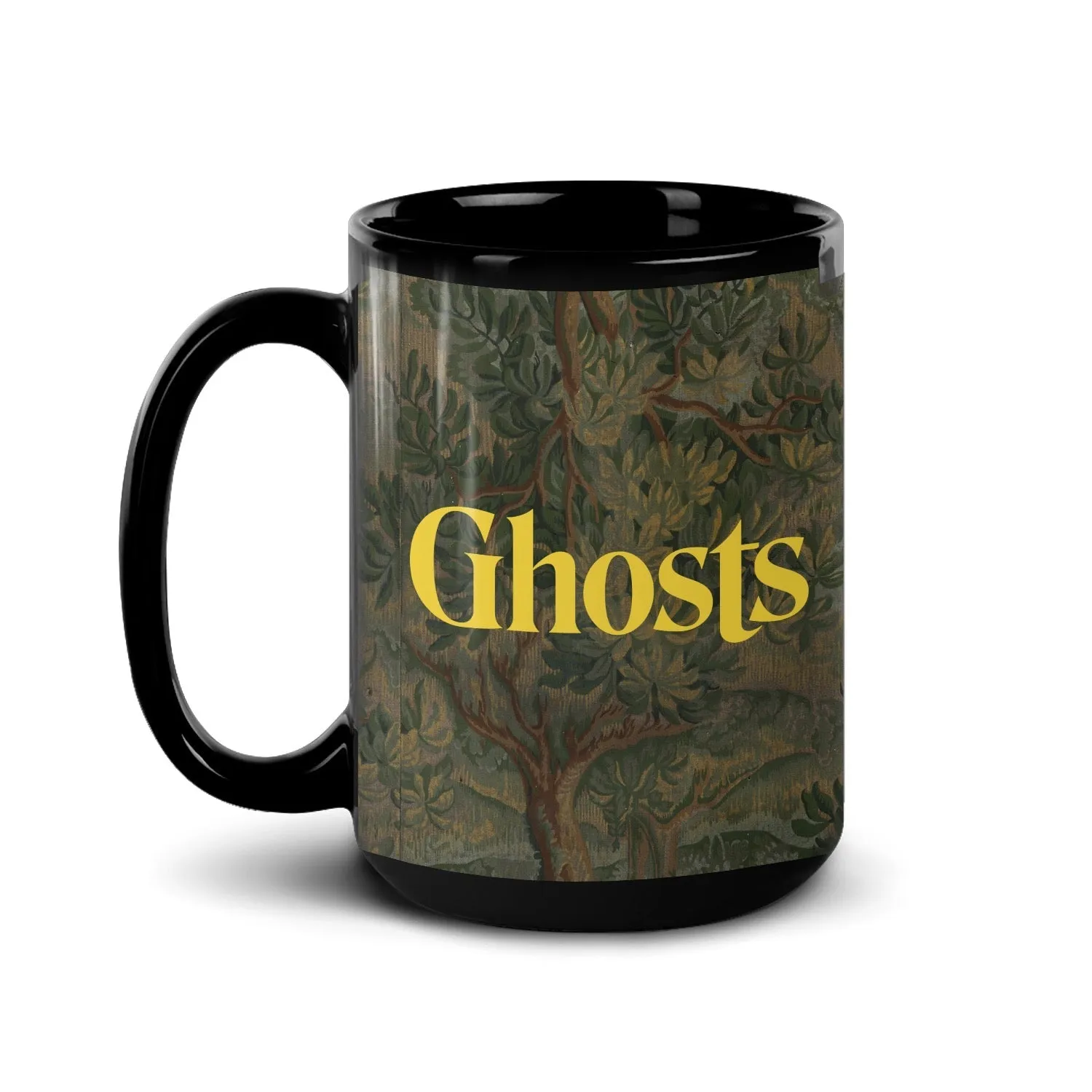 Ghosts Frames Sasappis Black Mug