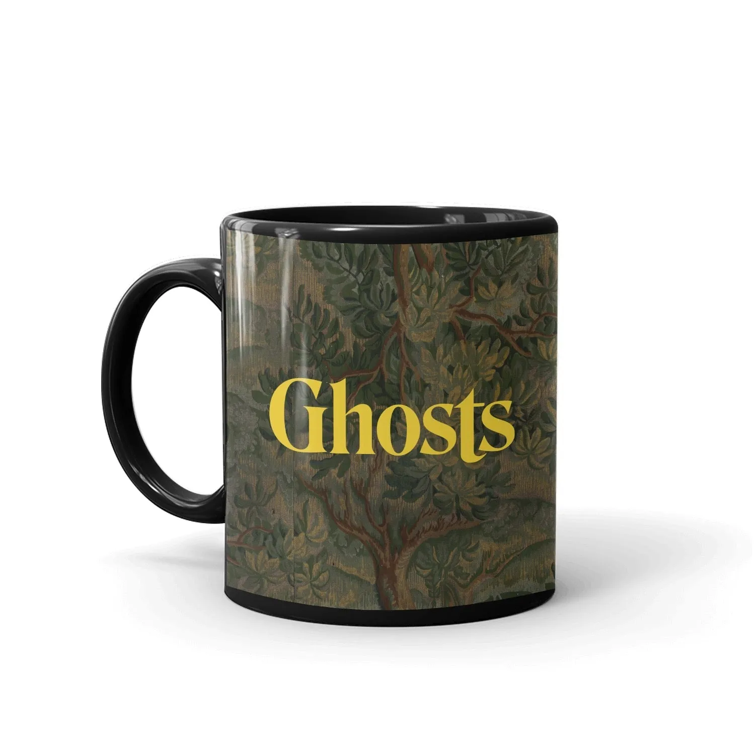 Ghosts Frames Sasappis Black Mug