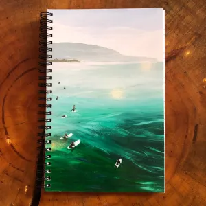 Hana Fine Art Notebook and Binding - Surf Lineup