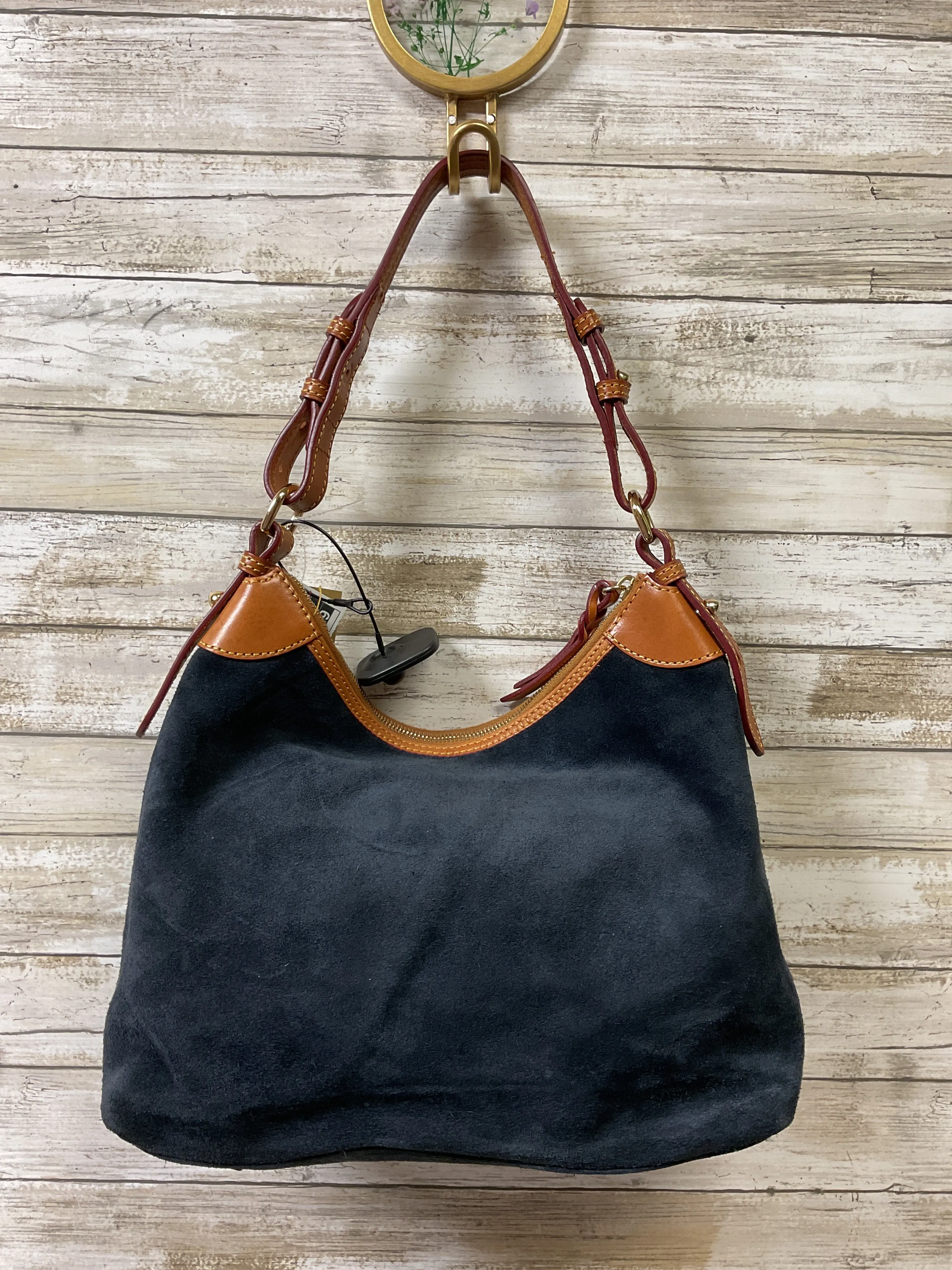 Handbag Designer By Dooney And Bourke In Navy, Size:Medium