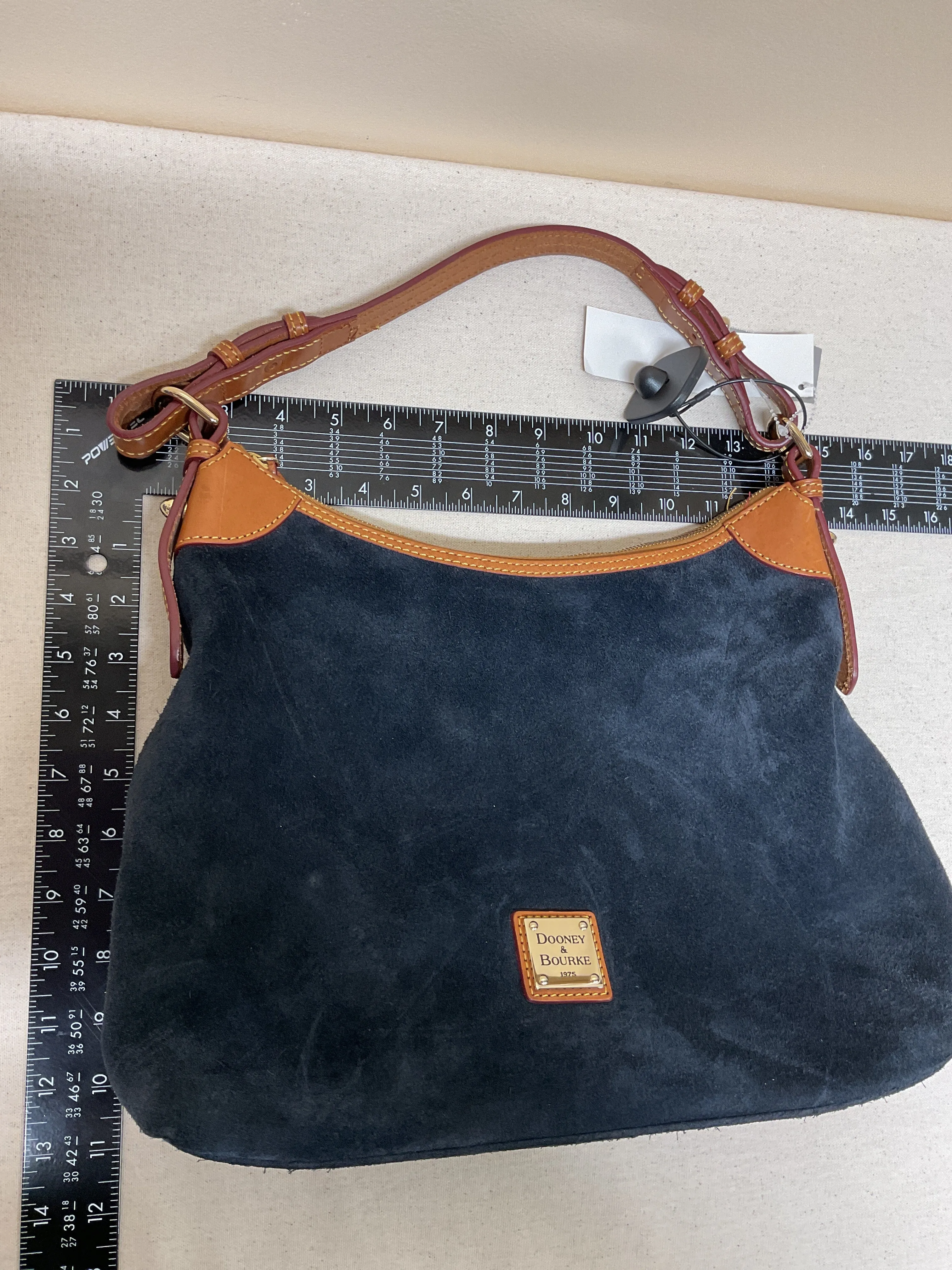 Handbag Designer By Dooney And Bourke In Navy, Size:Medium