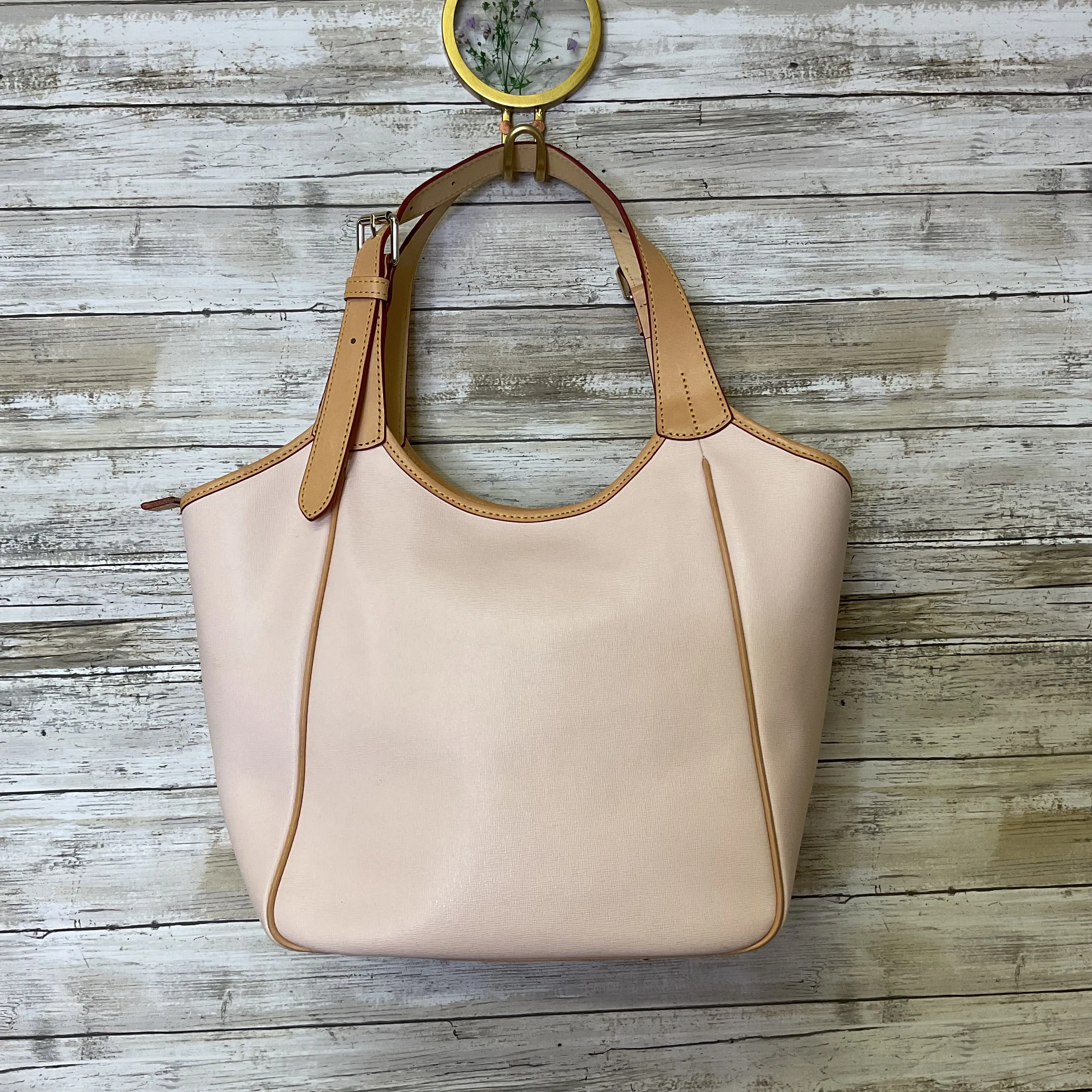 Handbag Designer By Dooney And Bourke In Pink, Size:Large