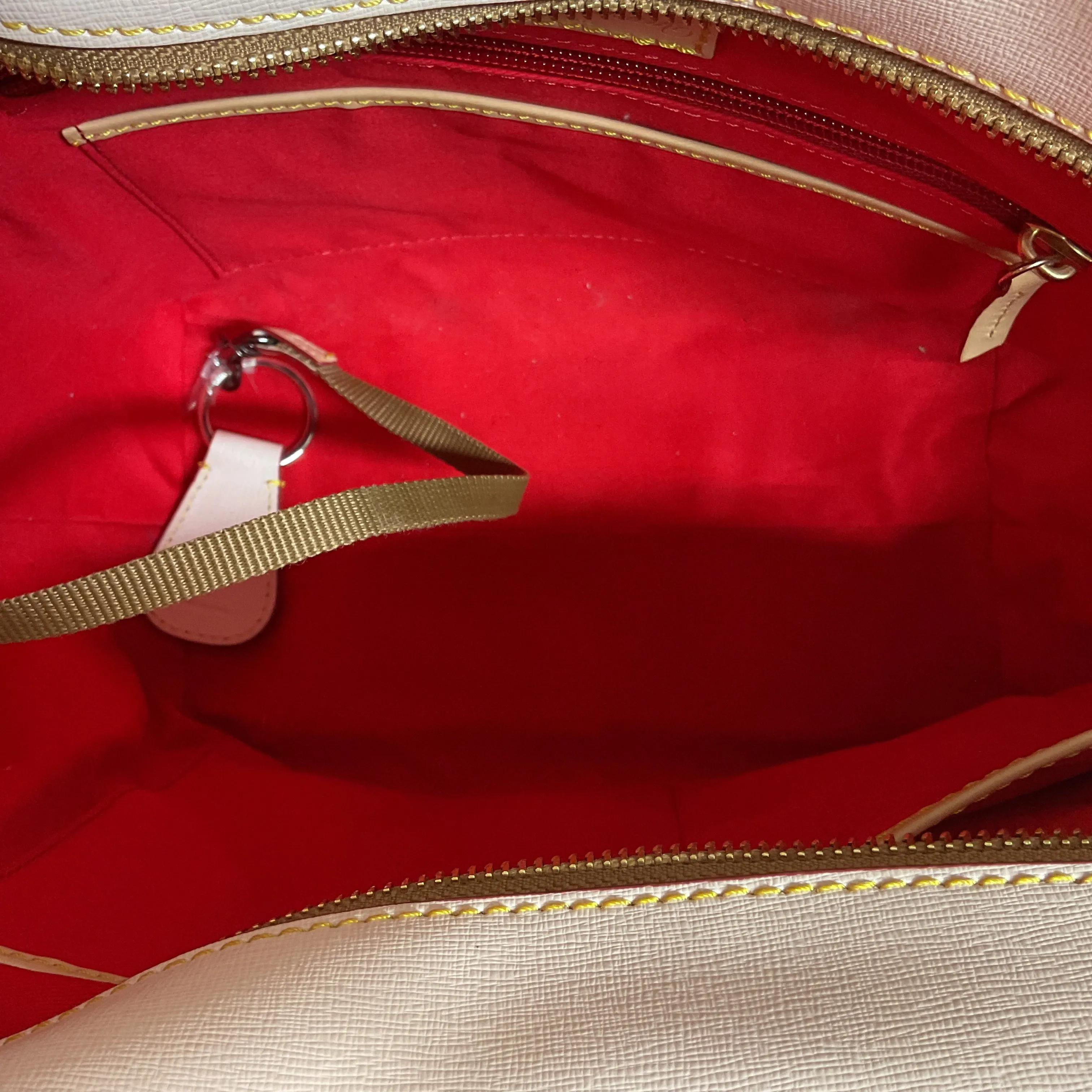 Handbag Designer By Dooney And Bourke In Pink, Size:Large