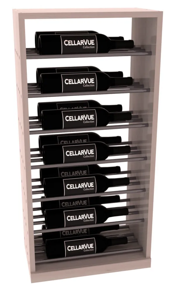 InstaCellar - 17.5" Horizontal Base Display - Gunmetal Rods