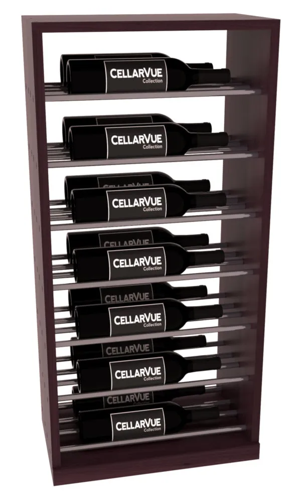 InstaCellar - 17.5" Horizontal Base Display - Gunmetal Rods