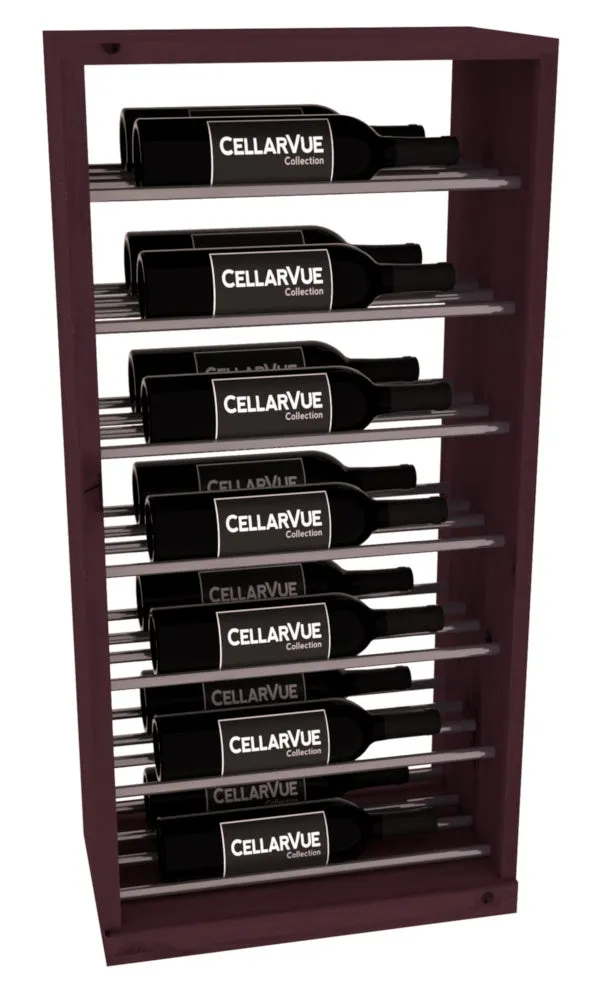 InstaCellar - 17.5" Horizontal Base Display - Gunmetal Rods