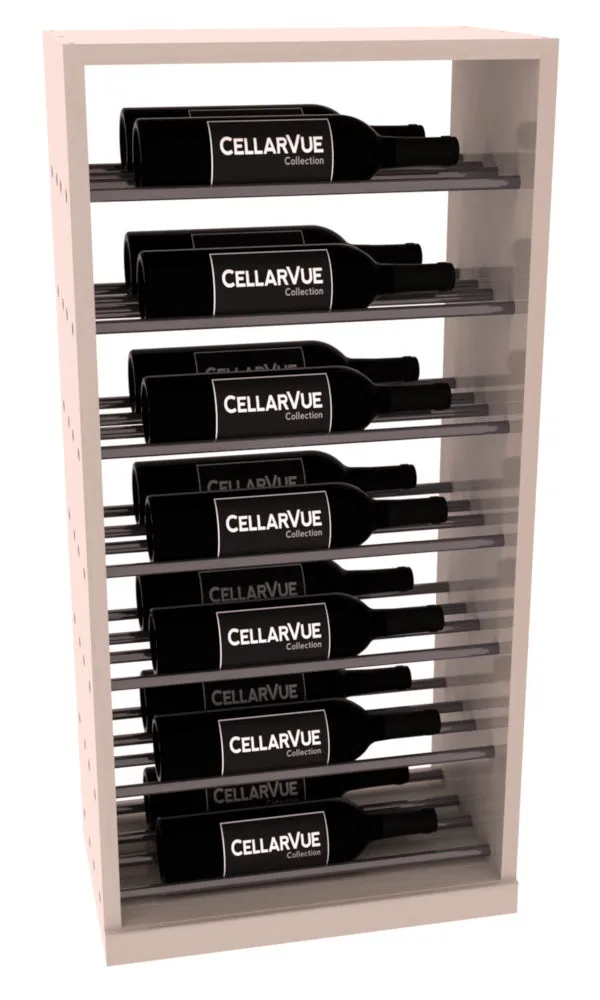 InstaCellar - 17.5" Horizontal Base Display - Gunmetal Rods