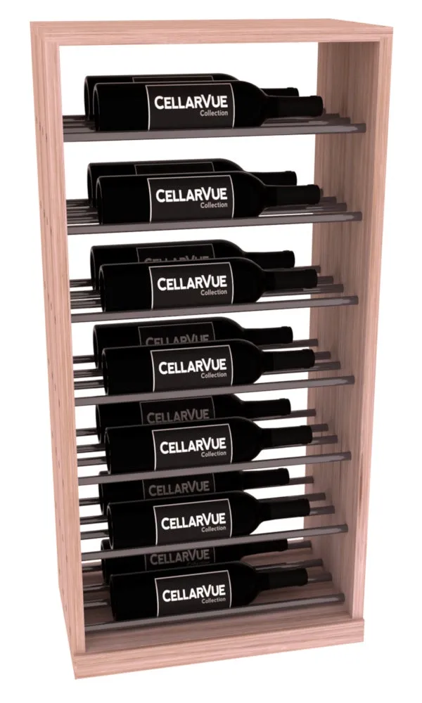 InstaCellar - 17.5" Horizontal Base Display - Gunmetal Rods