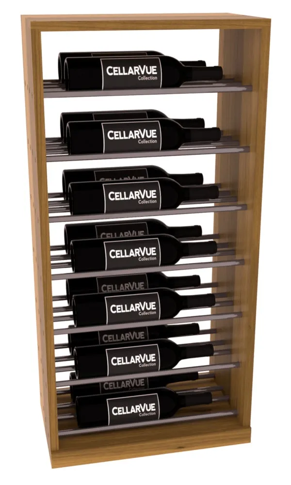 InstaCellar - 17.5" Horizontal Base Display - Gunmetal Rods