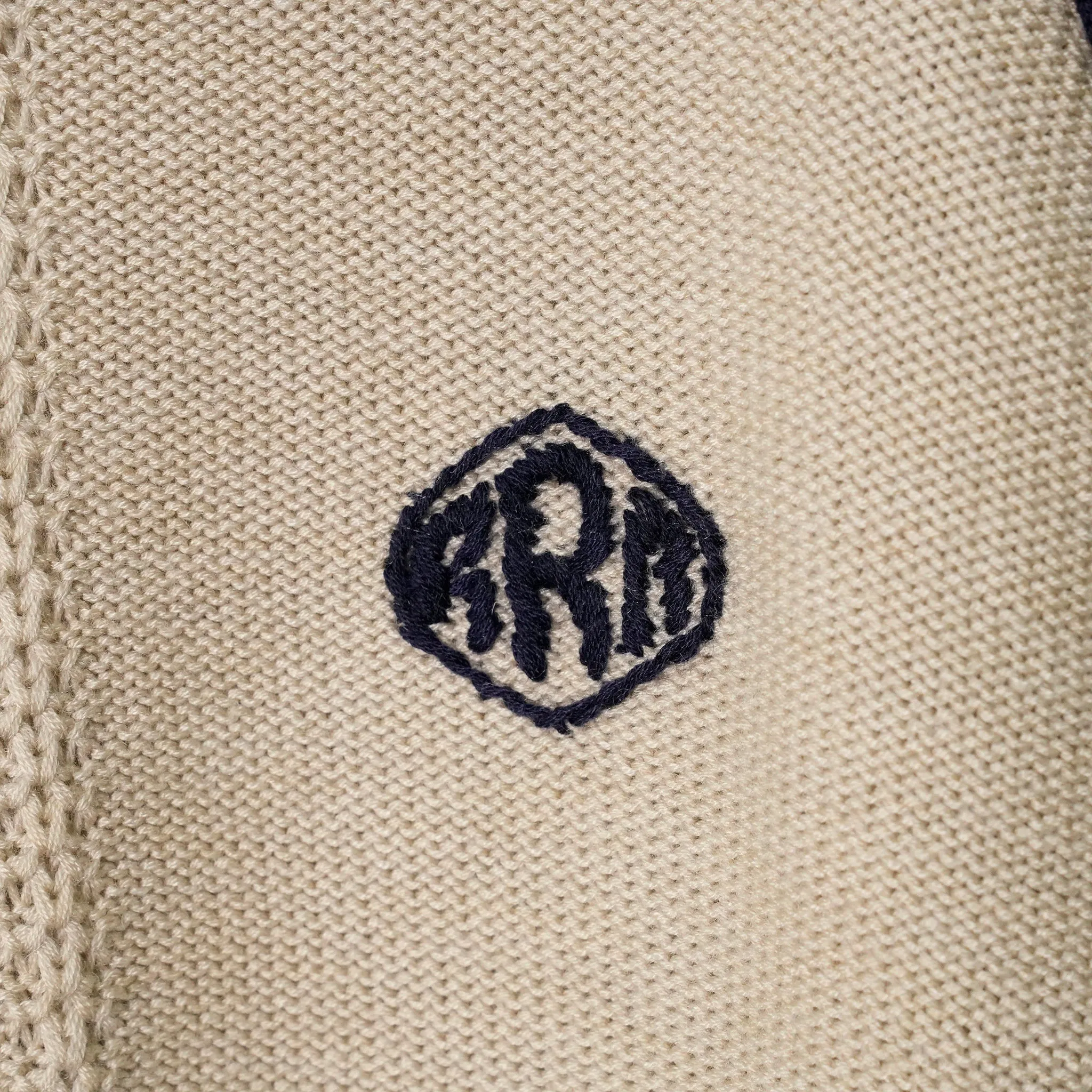 KNITTING GAME SHIRT / BEIGE