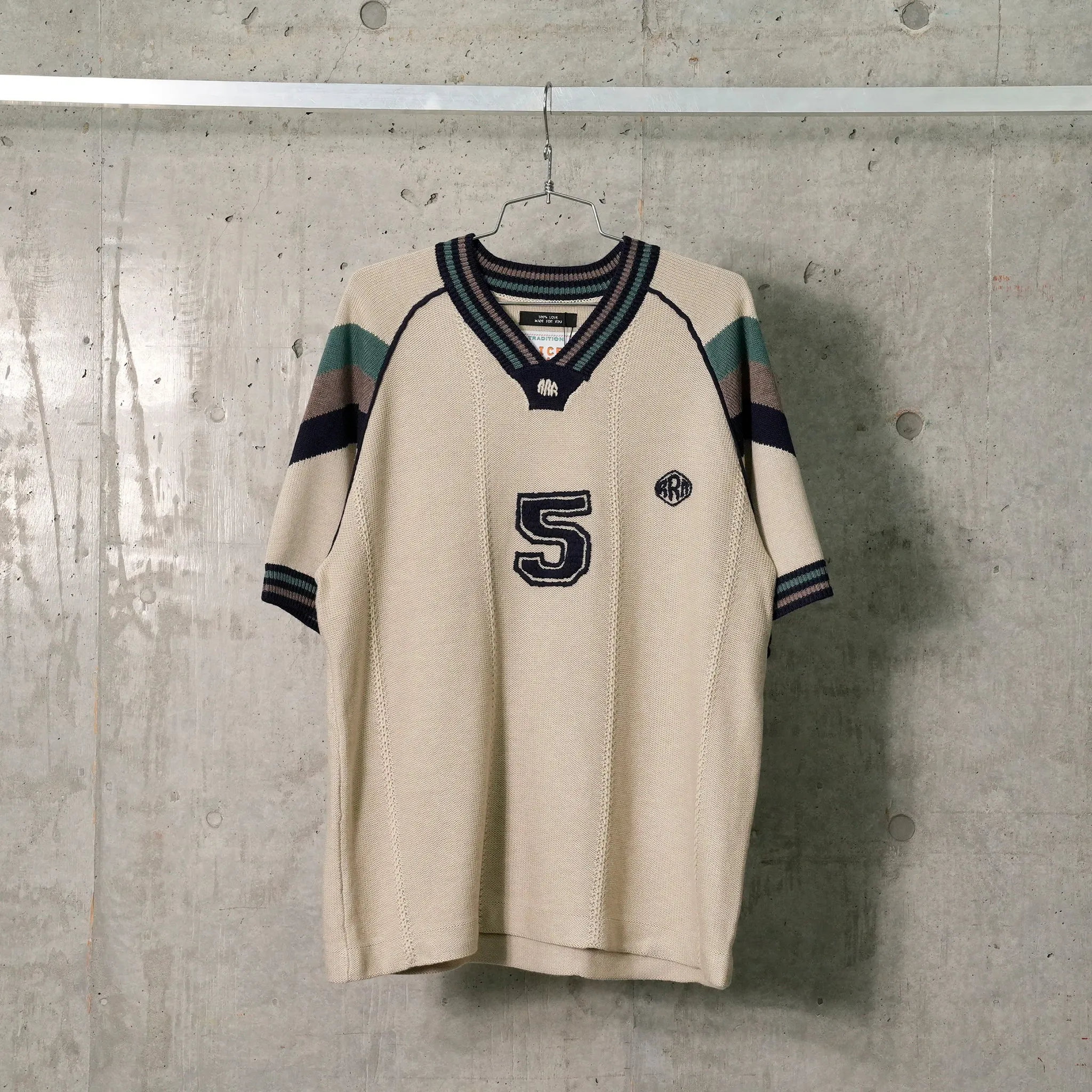 KNITTING GAME SHIRT / BEIGE