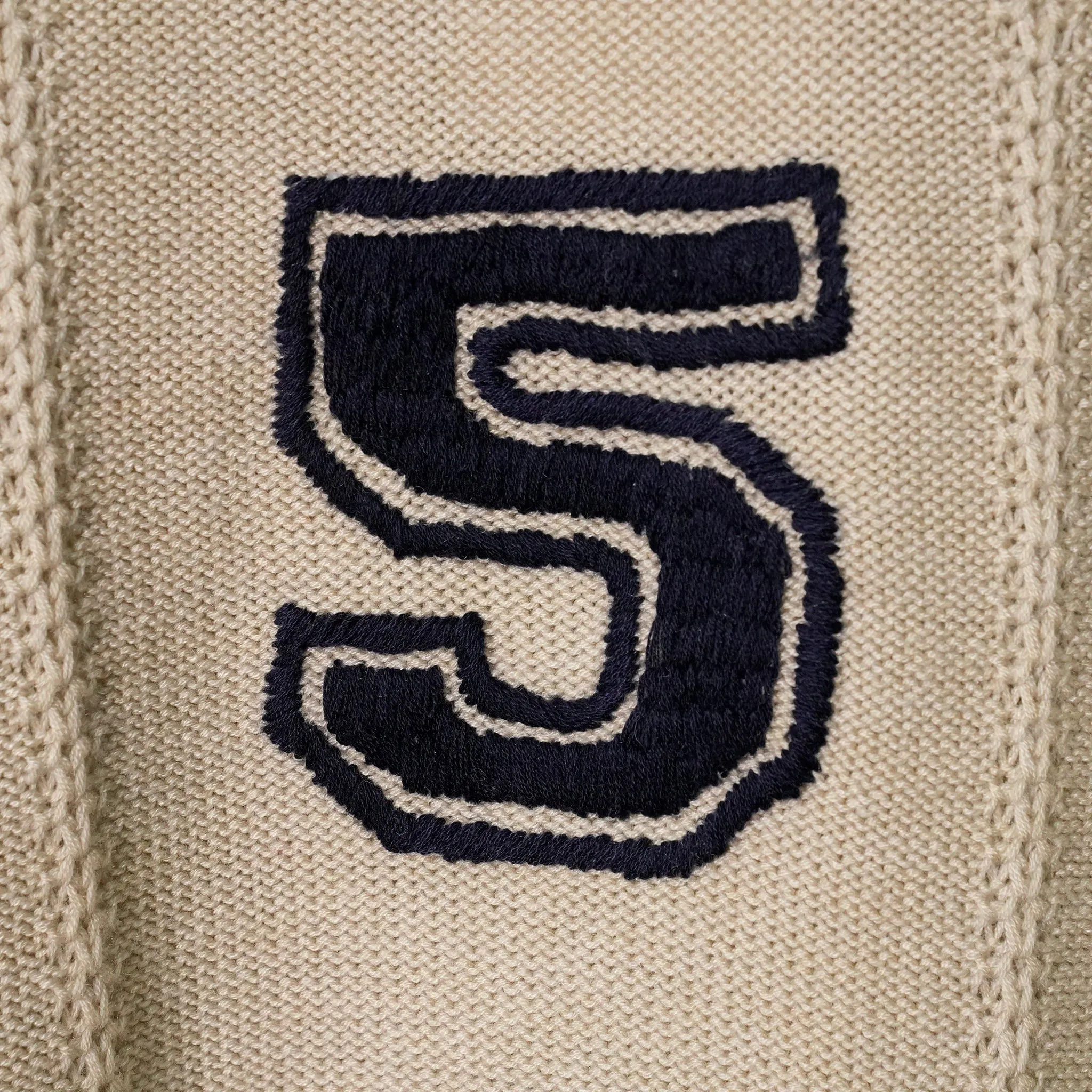KNITTING GAME SHIRT / BEIGE