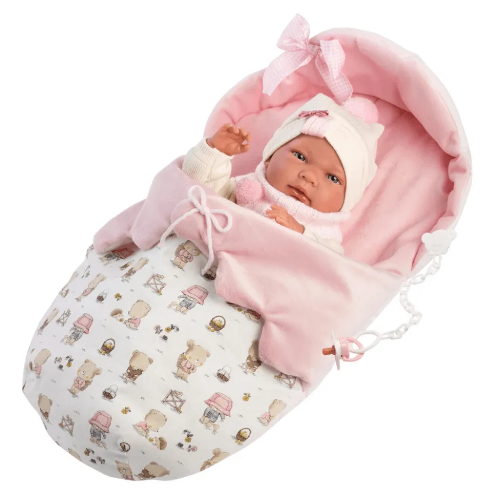 Llorens Articulated Newborn Doll - Baby Nica