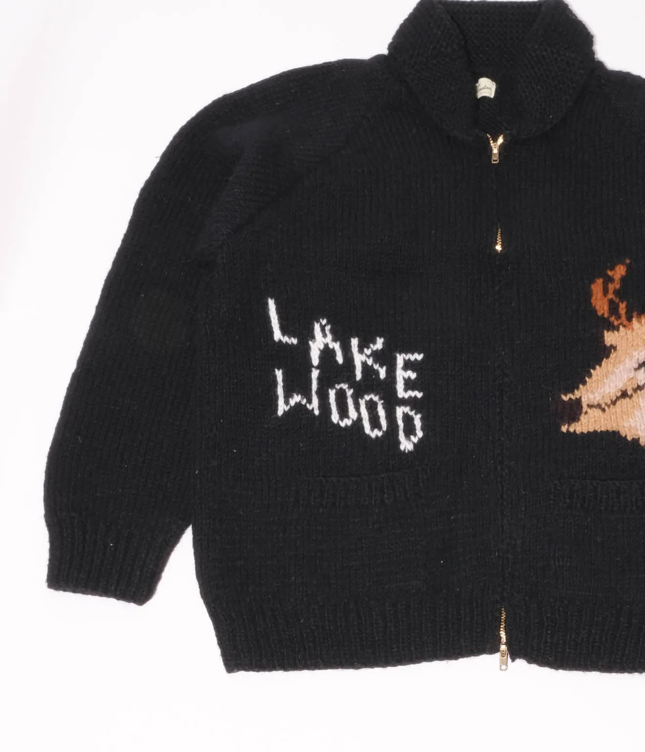 MacMahon Knitting Mills "Lakewood Cowichan Sweater" (Black)