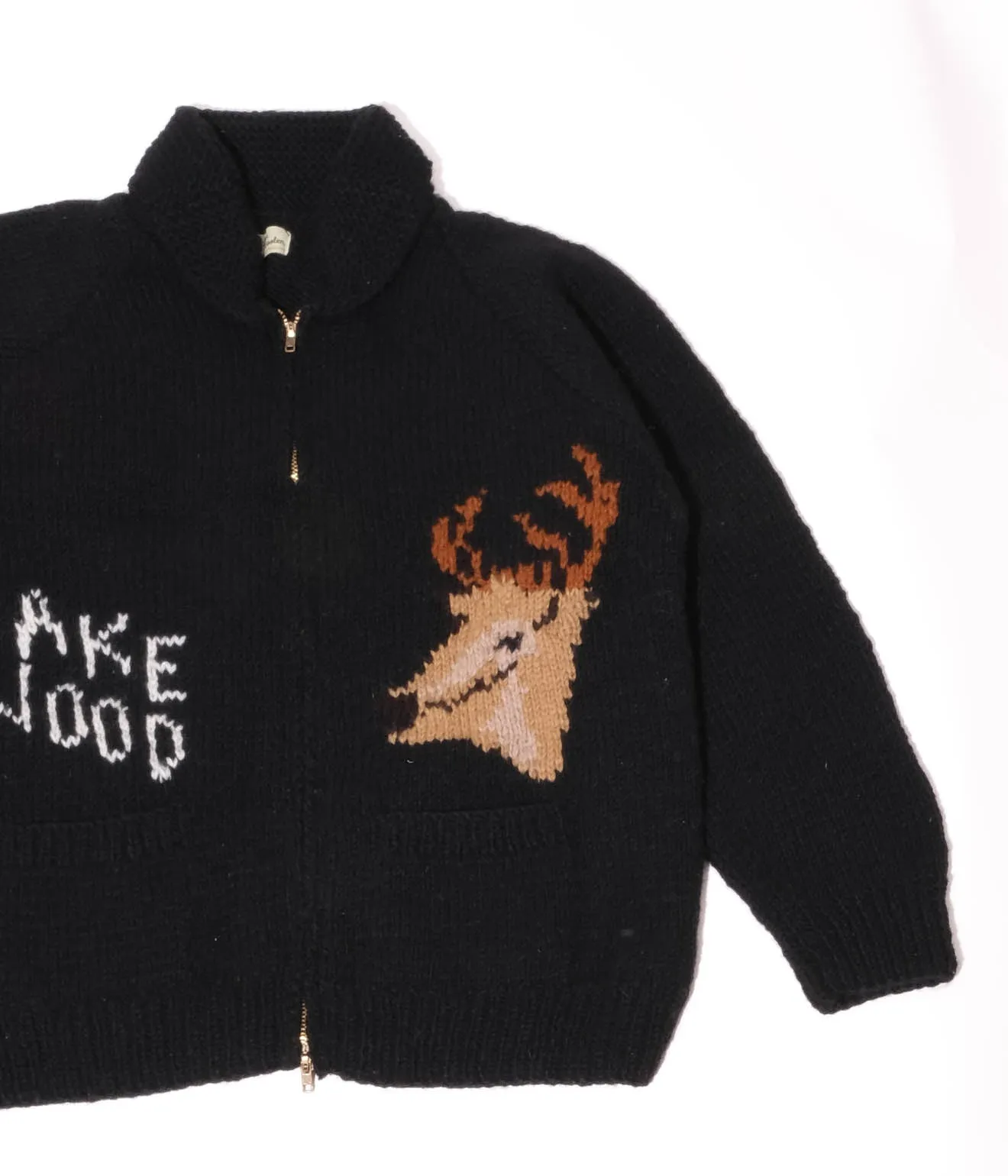 MacMahon Knitting Mills "Lakewood Cowichan Sweater" (Black)
