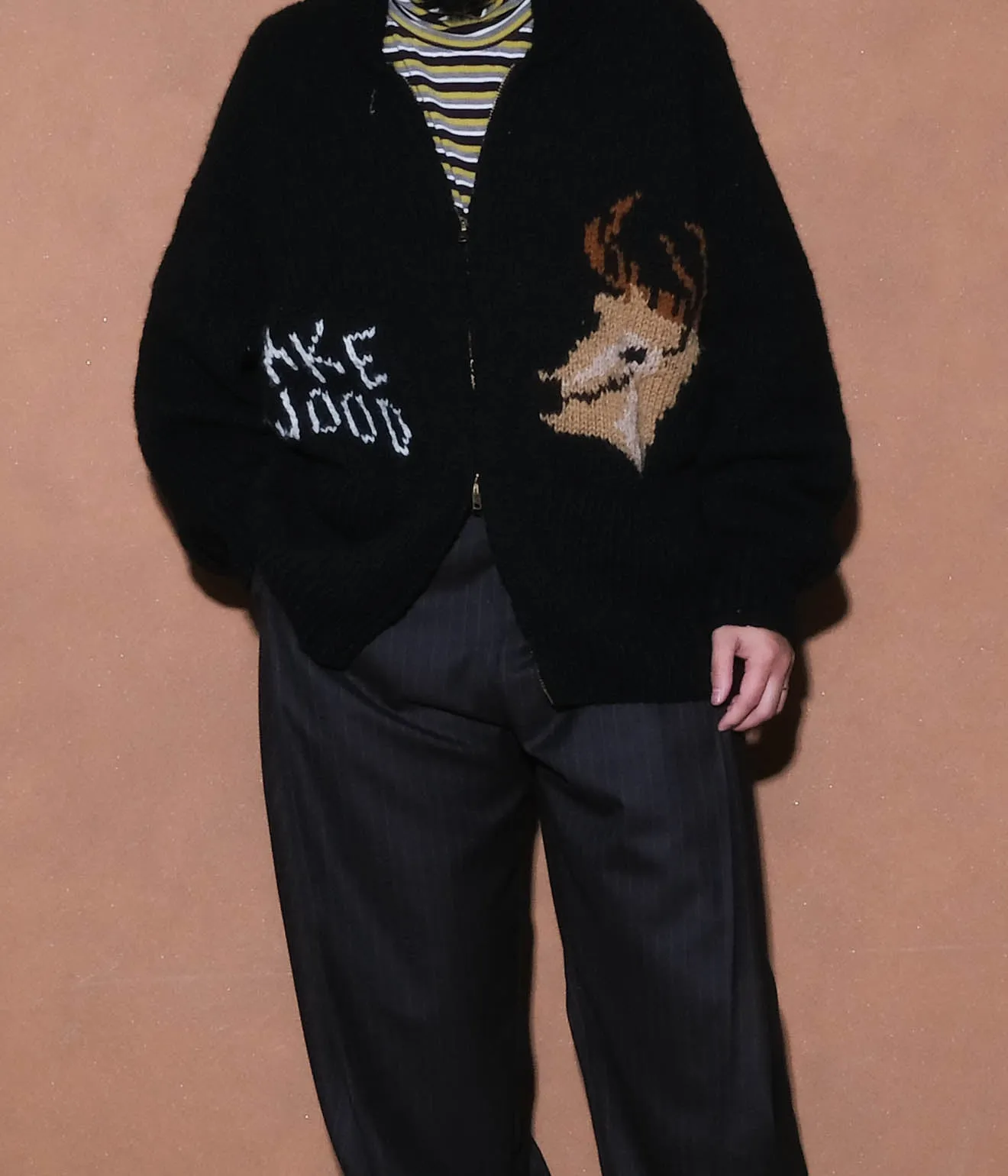 MacMahon Knitting Mills "Lakewood Cowichan Sweater" (Black)