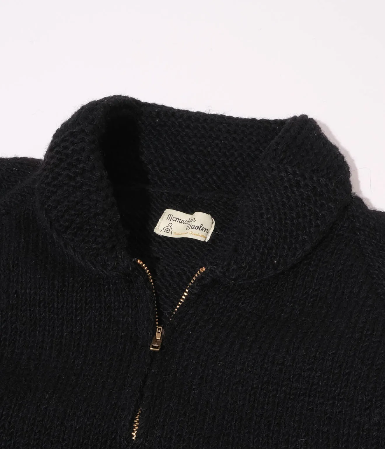 MacMahon Knitting Mills "Lakewood Cowichan Sweater" (Black)