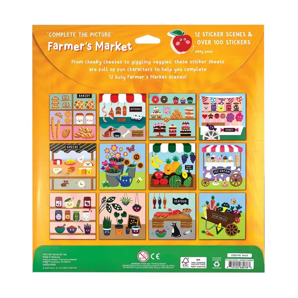 Ooly Sticker Scenes - Farmer's Market