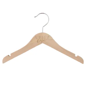 Personalized Baby Name Wood Hanger | Art Deco