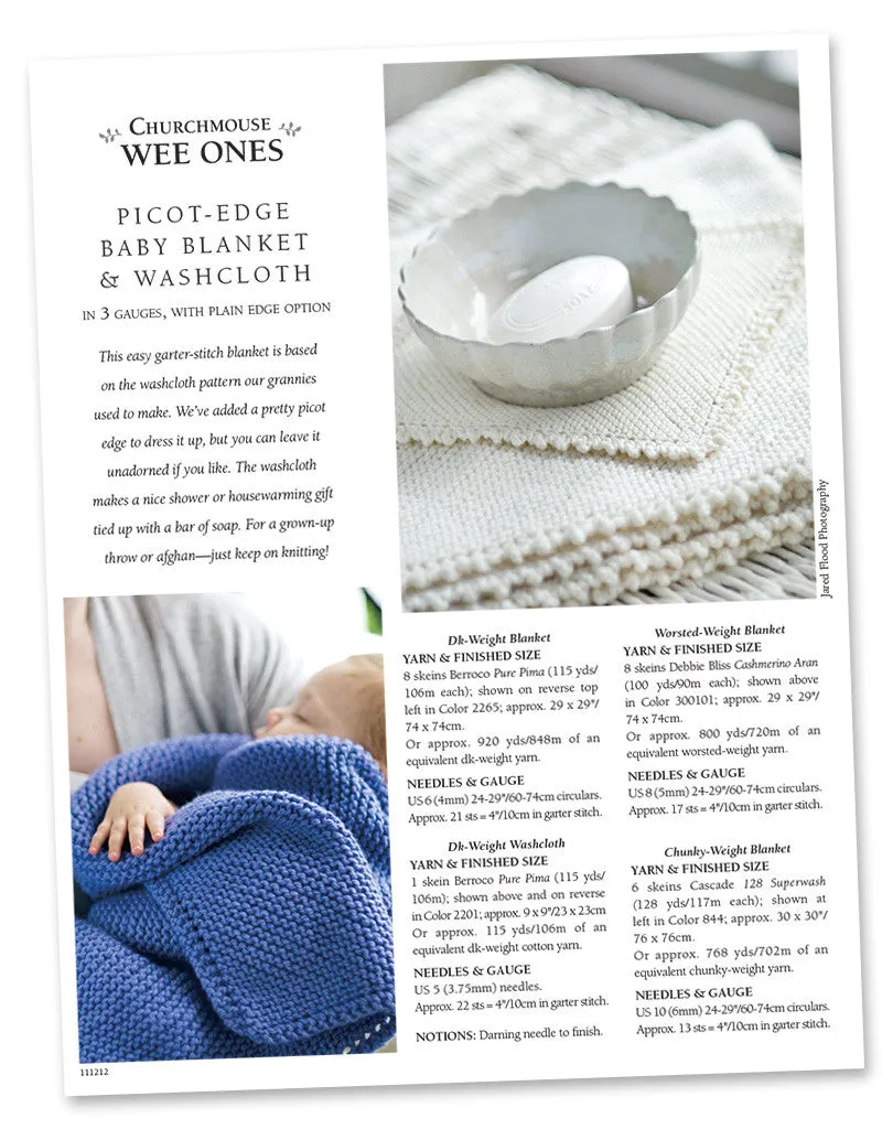 Picot-Edge Washcloth Using Hemp for Knitting allhemp6