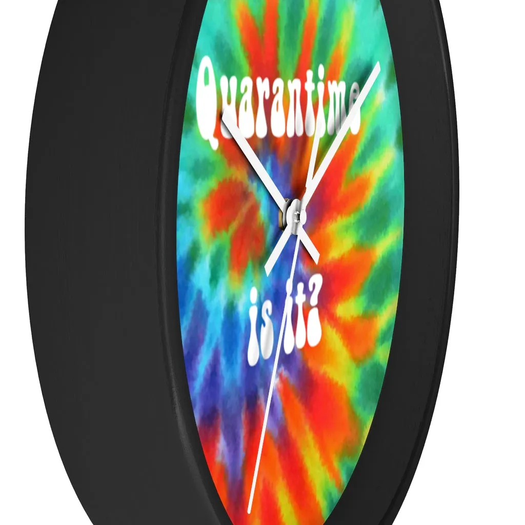 Quarantine Wall Clock - Quarantime is it?