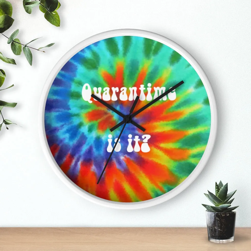 Quarantine Wall Clock - Quarantime is it?