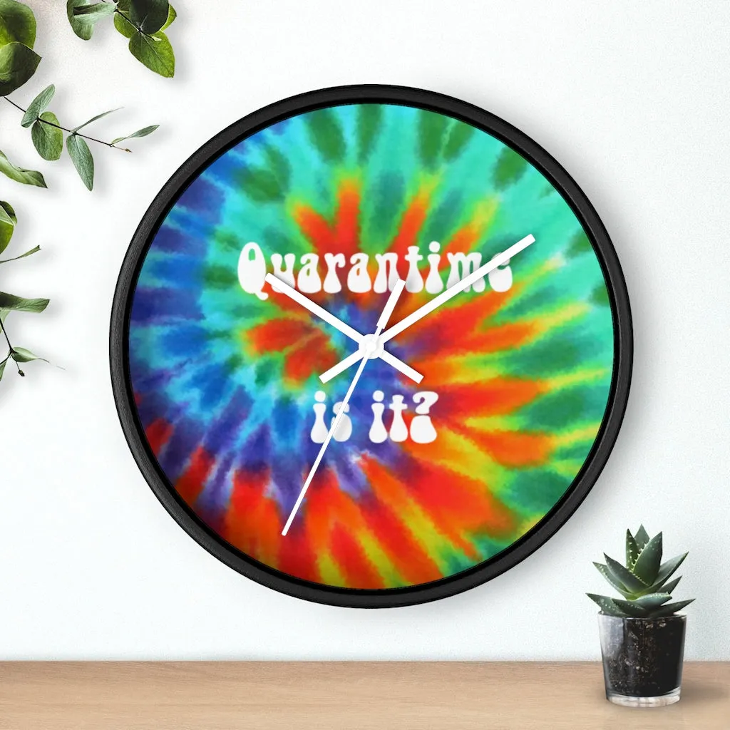 Quarantine Wall Clock - Quarantime is it?