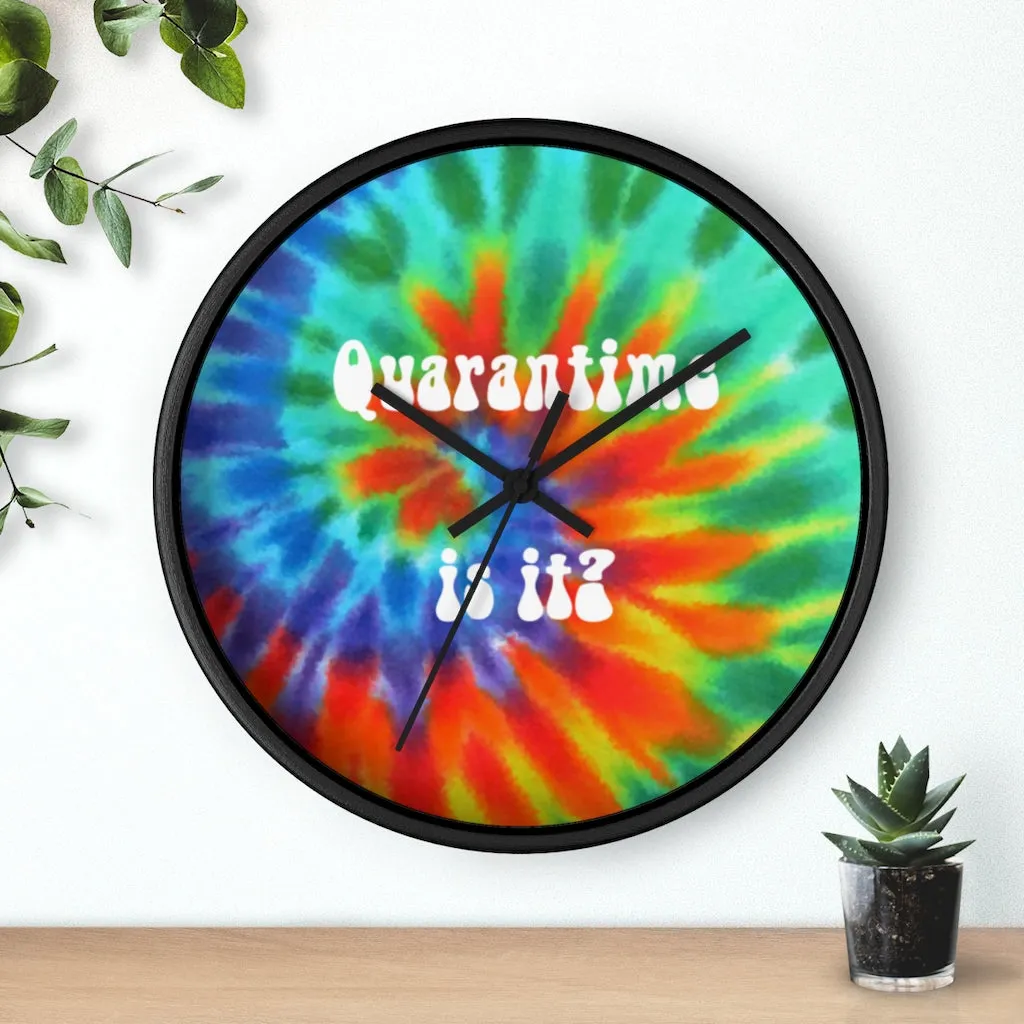 Quarantine Wall Clock - Quarantime is it?