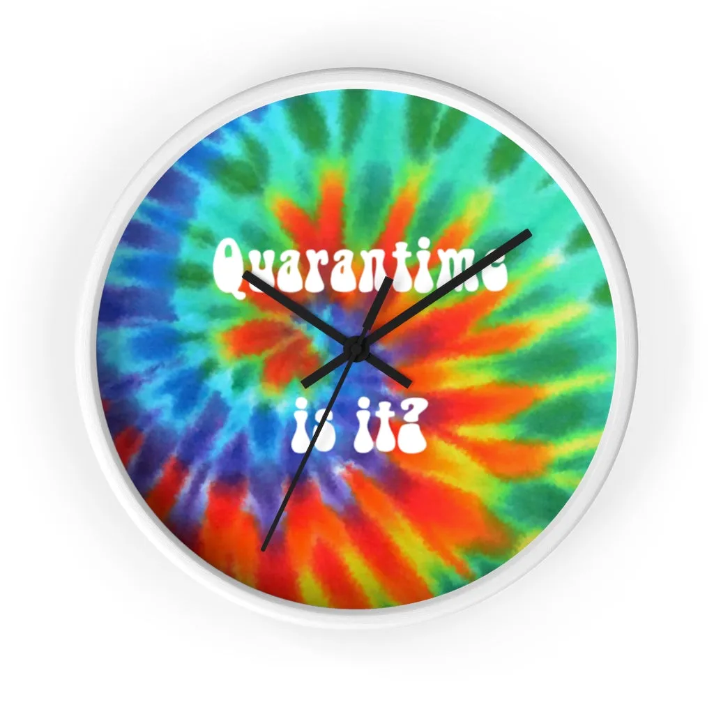 Quarantine Wall Clock - Quarantime is it?