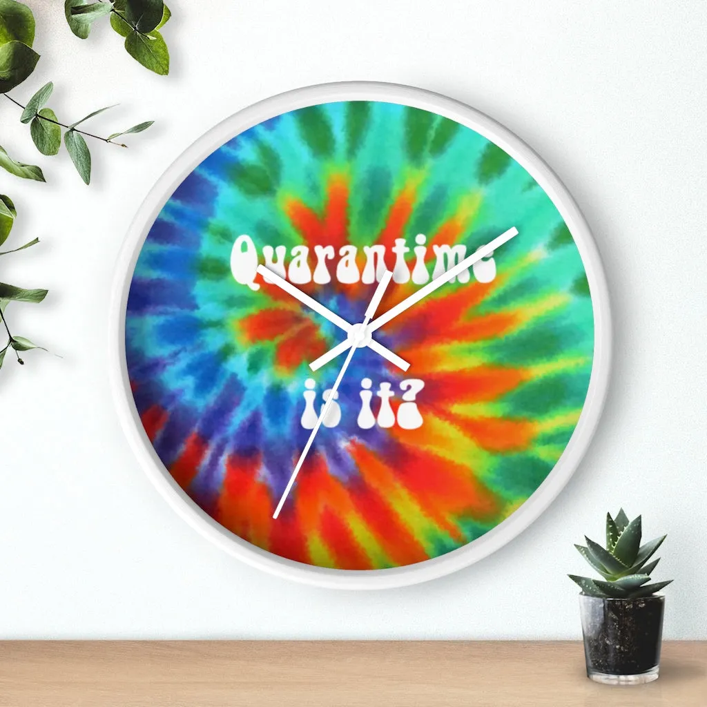 Quarantine Wall Clock - Quarantime is it?