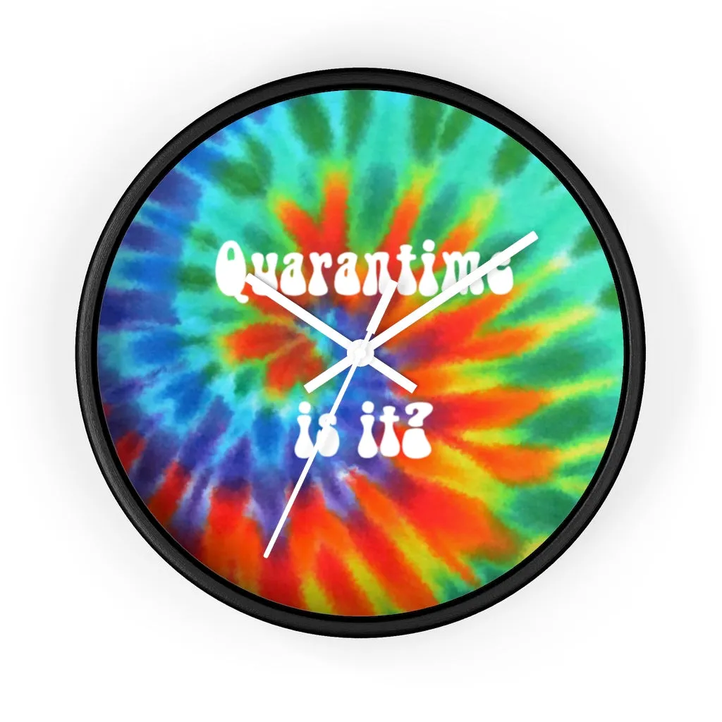 Quarantine Wall Clock - Quarantime is it?