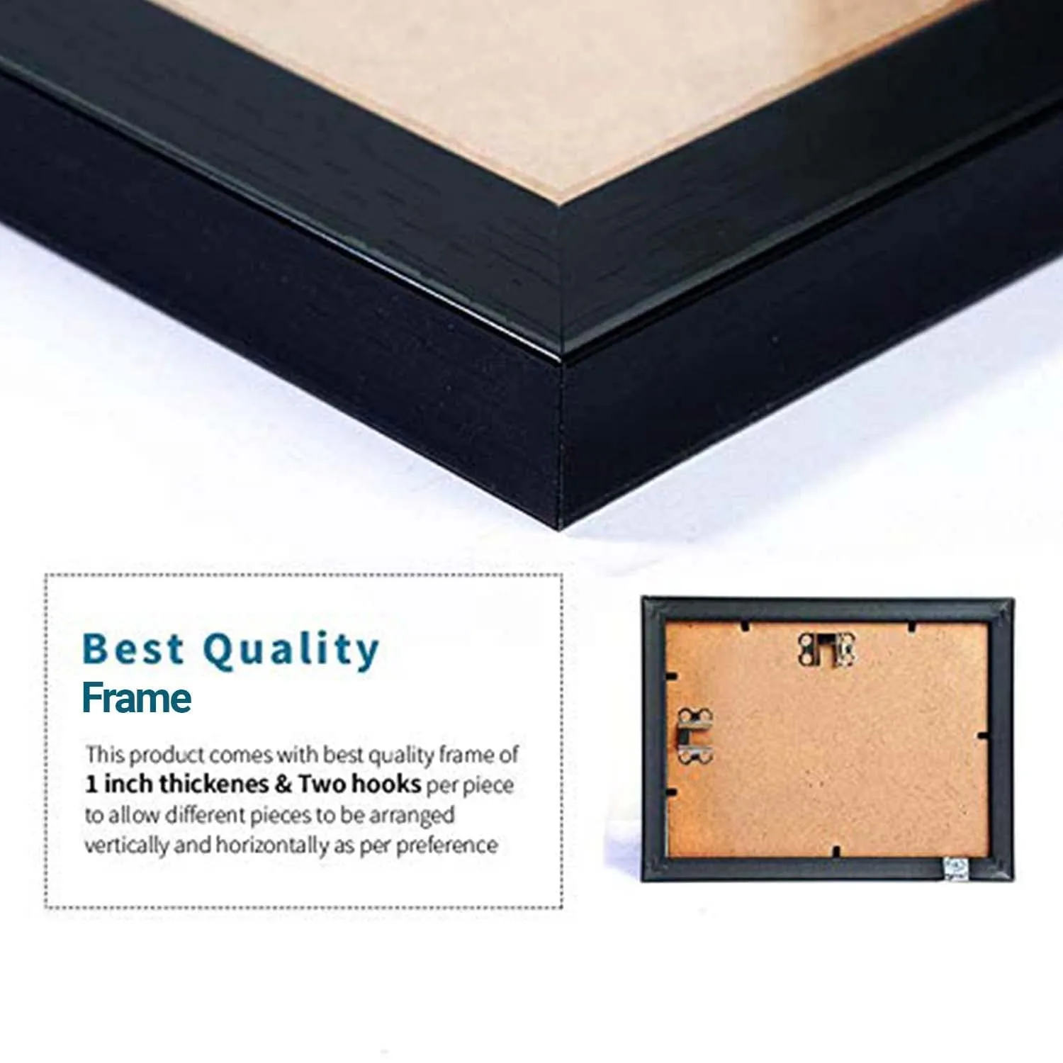 Replix - Customized/Personalized Photo Frame for Gifting- Upload And Customize 15 Photos, Tabletop, Rectangular (Best Friend)