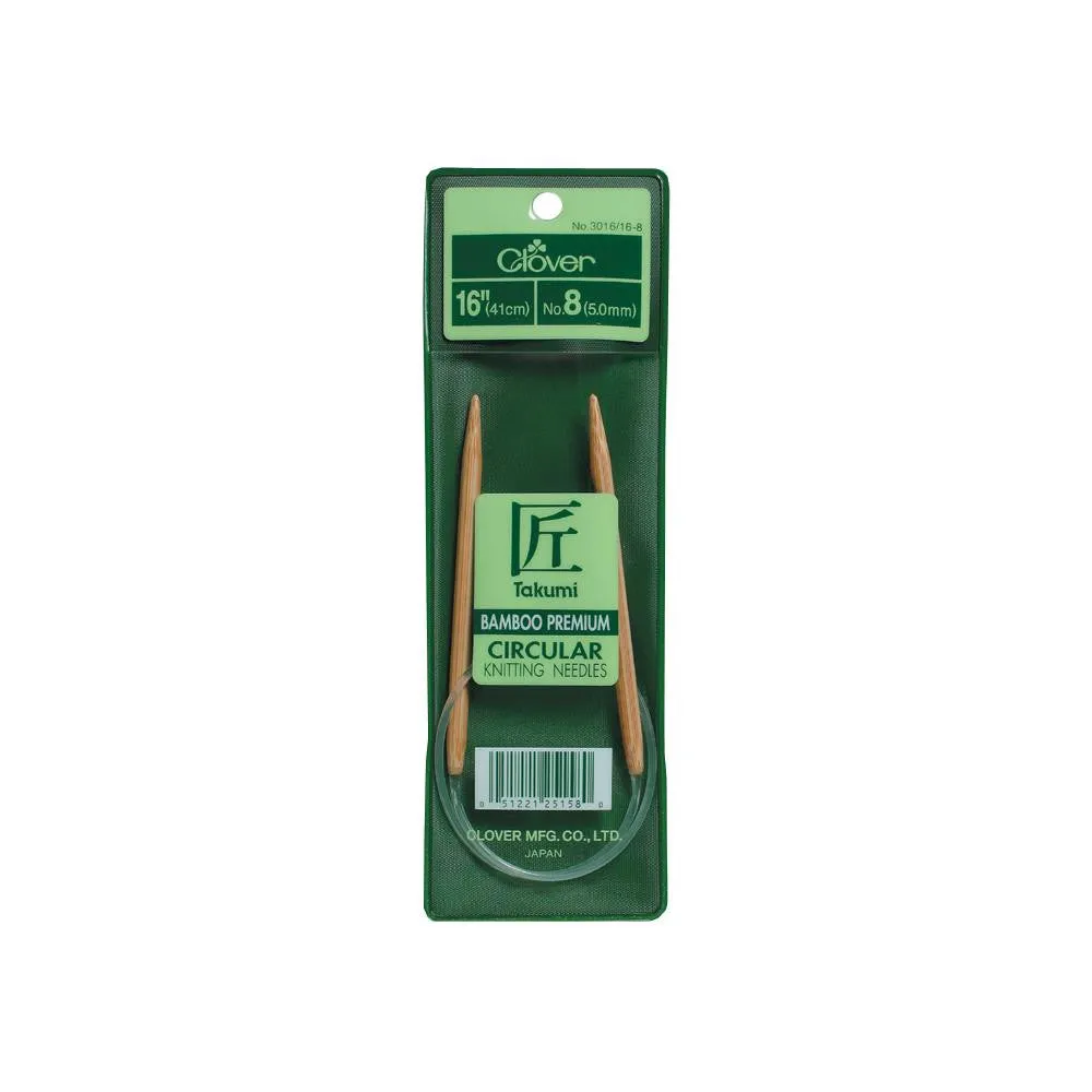 Takumi Bamboo Circular Knitting Needles 16"