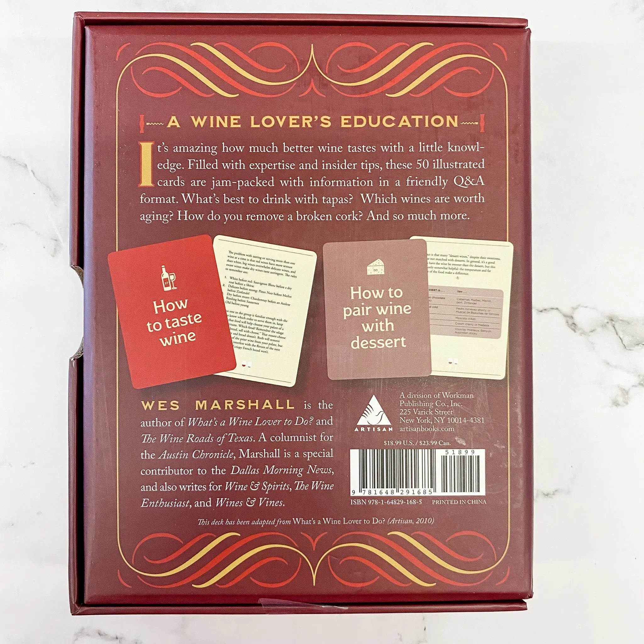The Wine Lover's Card Deck: 50 Cards for Selecting, Tasting, and Pairing