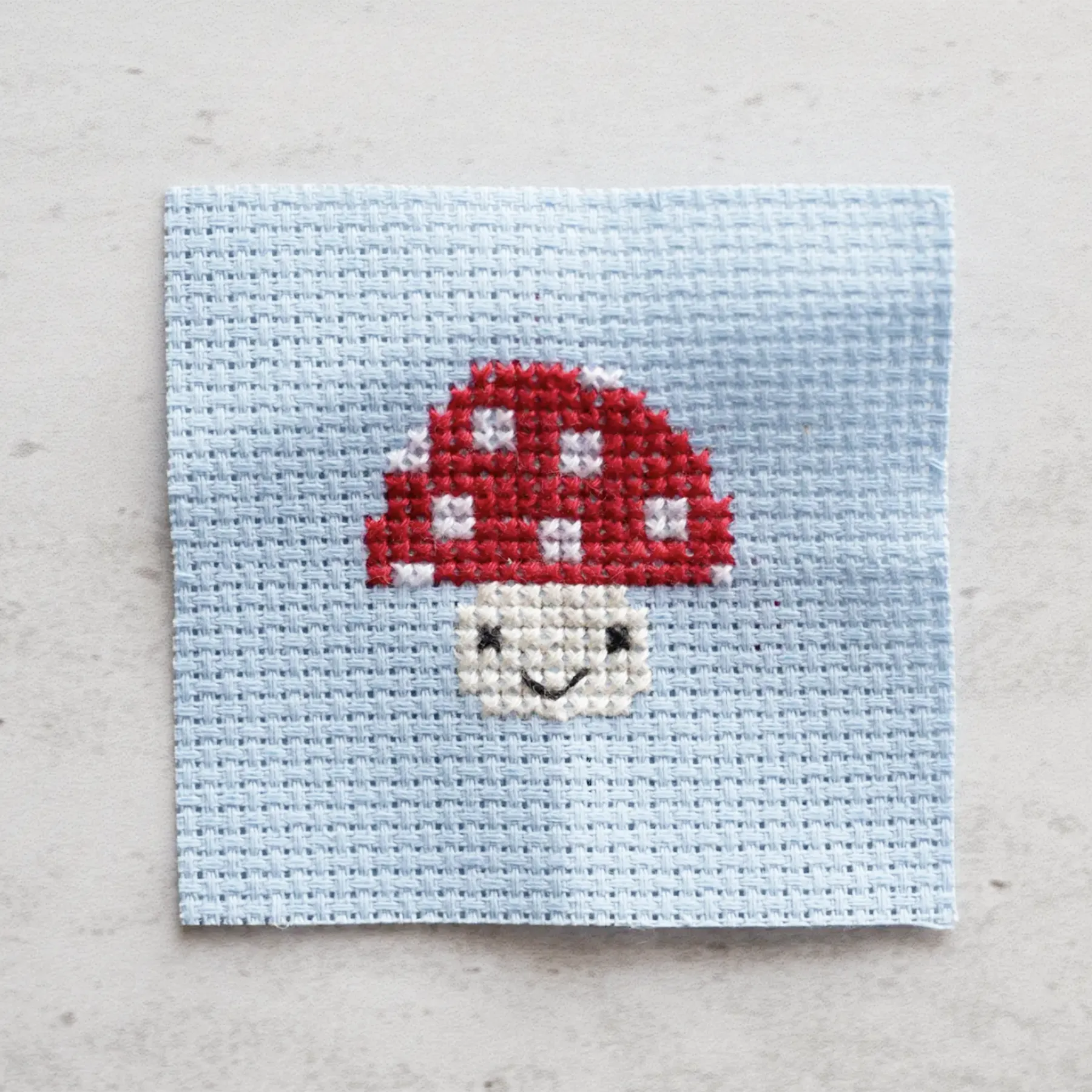 Toadstool Mini Cross Stitch Kit
